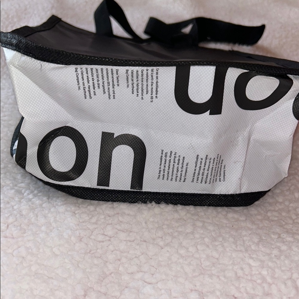 Lululemon Athletica Black and Red Totes with Double Strap Handles - Picture 3 of 5